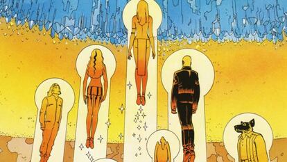 Viñeta de 'El Incal' (L'Incal) Moebius y Alejandro Jodorowsky (1981)