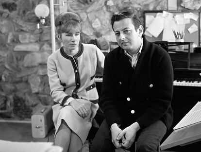 Dory y André Previn. (Getty).