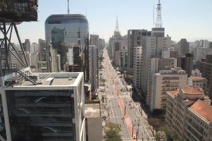 La Avenida Paulista, en el distrito financiero de São Paulo, en una imagen de archivo.