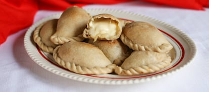 Traditional cheese empanadas