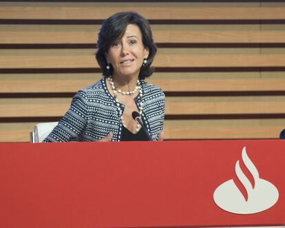 Ana Patricia Bot&iacute;n, presidenta de Santander.