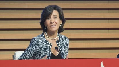 Ana Patricia Bot&iacute;n, presidenta de Santander.