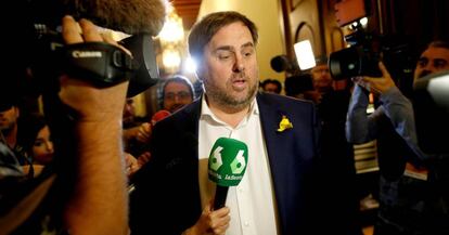 El exvicepresidente de la Generalitat, Oriol Junqueras.