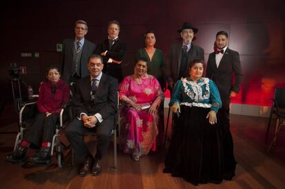 Los galardonados con el premio Concordia en el II Congreso de Cultura Gitana.