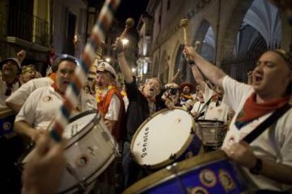 El Estruendo, una de las citas de las fiestas de San Fermín de Pamplona.