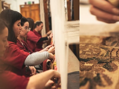 Real Fábrica de Tapices: entramos en la fábrica fundada por el primer Borbón español en la que las manos vencen a las máquinas