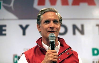 El candidato del PRI para la gubernatura del Estado de México, Alfredo del Mazo.