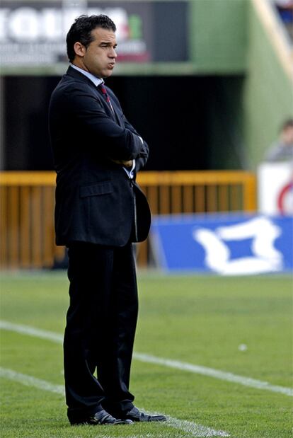 Luis García, durante un partido de esta temporada.