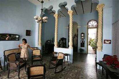 Interior de una casa de principios del siglo XX en la  Calzada de Primelles, en la zona del Cerro.