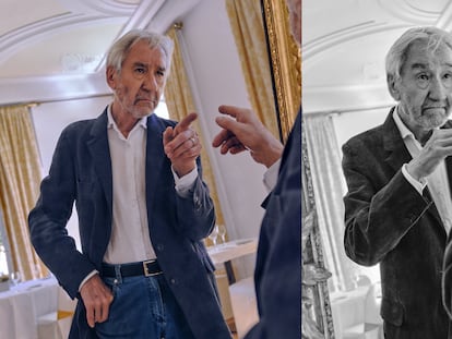 El actor José Sacristán, fotografiado hace unos días en El Escorial (Madrid).