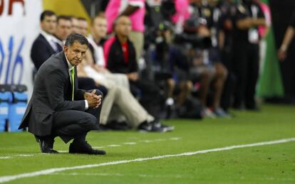 Osorio durante el partido contra Jamaica