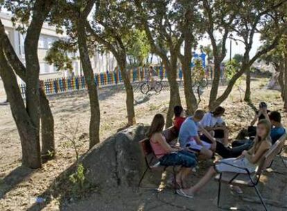 Parque de Colmenarejo (Madrid) en el que se produjo la agresión.