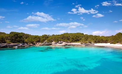 Cala Turqueta, en Menorca.