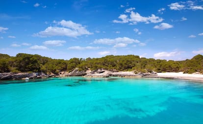 Cala Turqueta, en Menorca.