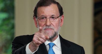 Mariano Rajoy, en una reunion extraordinaria del Consejo de MInistros.