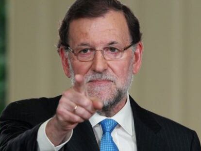 Mariano Rajoy, en una reunion extraordinaria del Consejo de MInistros. 