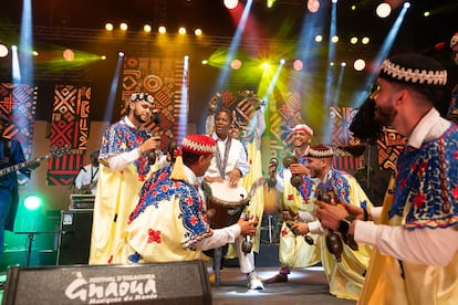 La actuacin de Alune Wade en el Festival Gnaoua de Msicas del Mundo de Esauira.