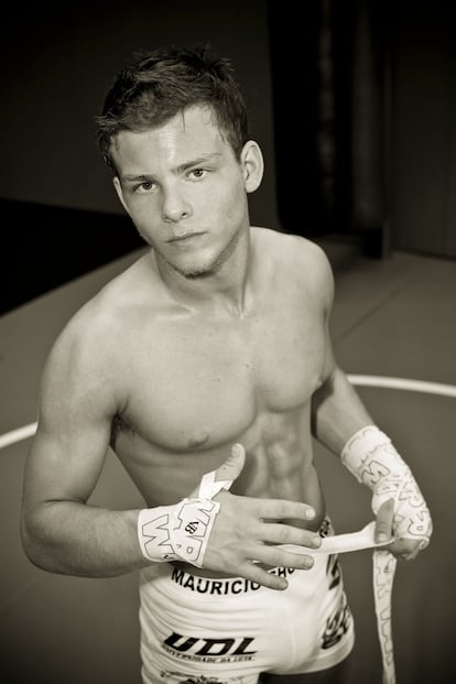 El actor Jonathan Lipnicki con 21 años en una de sus fotos haciendo deporte que se hizo viral en noviembre de 2011.