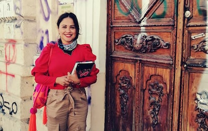 Andrea Navarro, precandidata a una diputación de Nayarit, por el partido de Morena.