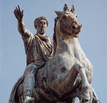 Estatua ecuestre de Marco Aurelio en el Campidoglio, Roma