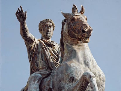 Estatua ecuestre de Marco Aurelio en el Campidoglio, Roma