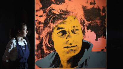 Retrato de Gunter Sachs, por Andy Warhol.