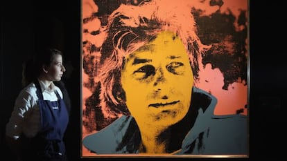 Retrato de Gunter Sachs, por Andy Warhol.