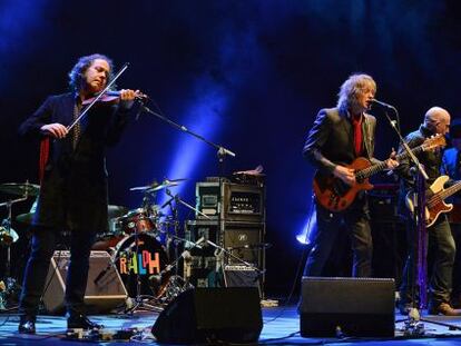 Los miembros de The Waterboys