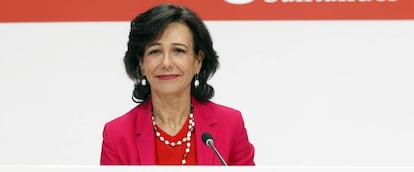 La presidenta de Banco Santander, Ana Botín.