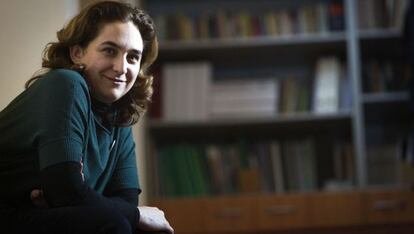 Ada Colau, durante la entrevista en Barcelona el pasado viernes.