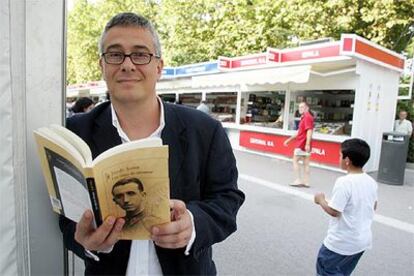 Jordi Soler, en la feria.