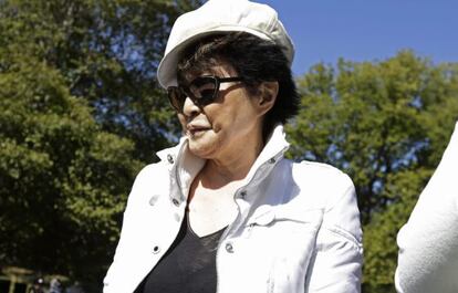 Yoko Ono, el passat 6 d'octubre a Nova York.