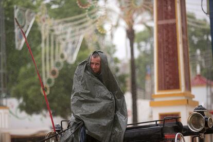 La lluvia fue la protagonista del jueves.