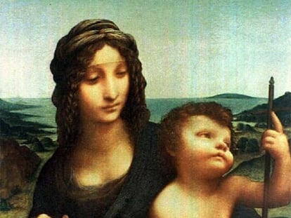 <i>La Madonna del huso, </i><b>obra de Leonardo da Vinci robada del castillo de Drumlanrig, Escocia, en 2003.</b>