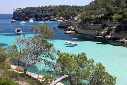 Cala de Portals Vells en Calvi&agrave; (Mallorca).