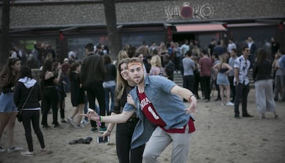 Algunos de los estadounidenses que han participado en el festival del AbroadFest. 