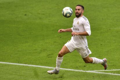 Dani Carvajal, durante un partido.