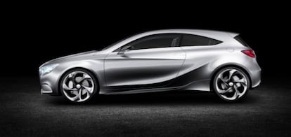 MERCEDES-BENZ CLASE A. Imagen del 'concept car' de la nueva clase A, que se desvelará el próximo martes.