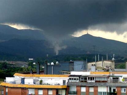 El tornado que afectó Mollet del Vallès
