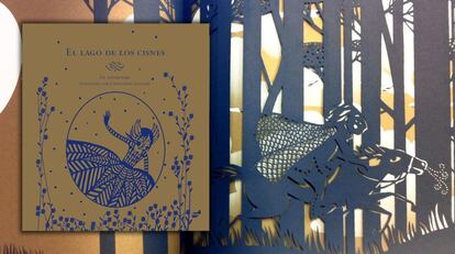 Puesto 5. 'El lago de los cisnes', ilustrado por Charlotte Gastaut (Thule).