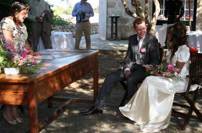 Boda civil en Menorca.