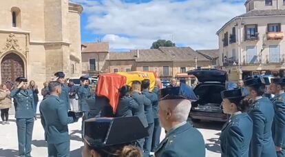 Funeral de José Antonio, el guardia civil fallecido este viernes.