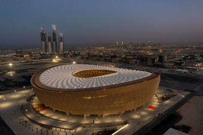 El Estadio de Lusail, escenario de la final del Mundial de Qatar 2022.