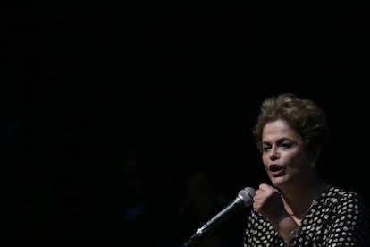Dilma Rousseff, este martes en Brasilia.