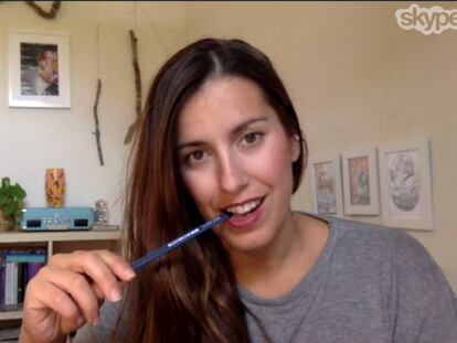 La psicóloga 'millennial' que pasa consulta vía Skype