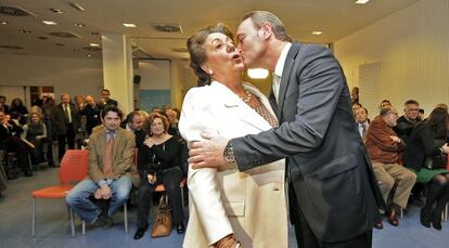 Rita Barberá y Alberto Fabra en un acto del Partido Popular.