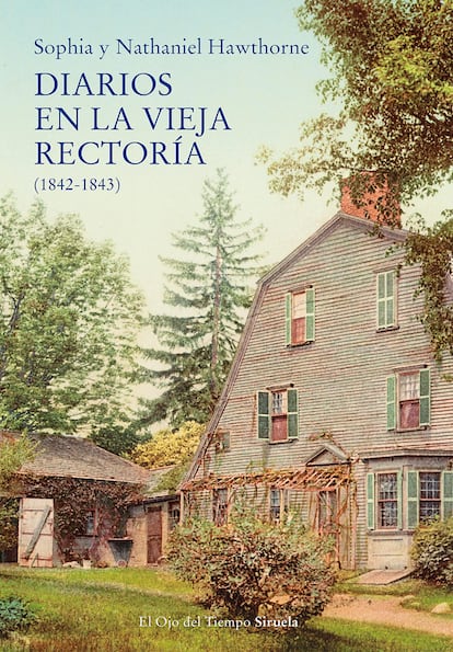 Portada de 'Diarios en la vieja rectoría', de Sophia y Nathaniel Hawthorne.