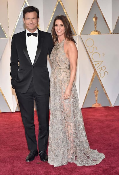 Jason Bateman y Amanda Anka.