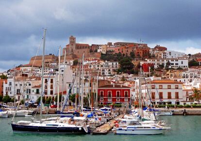 La isla de Ibiza, en Baleares.