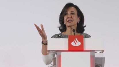 Ana Botín, presidenta de Banco Santander.